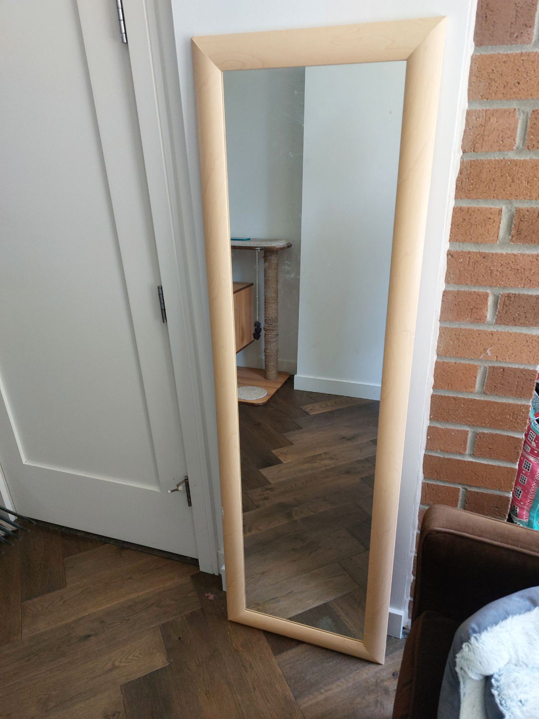 Full length wall mirror