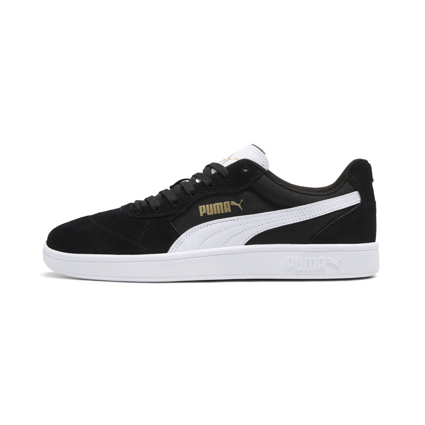 Puma Smash v2 Suede Sneakers - Black/White
