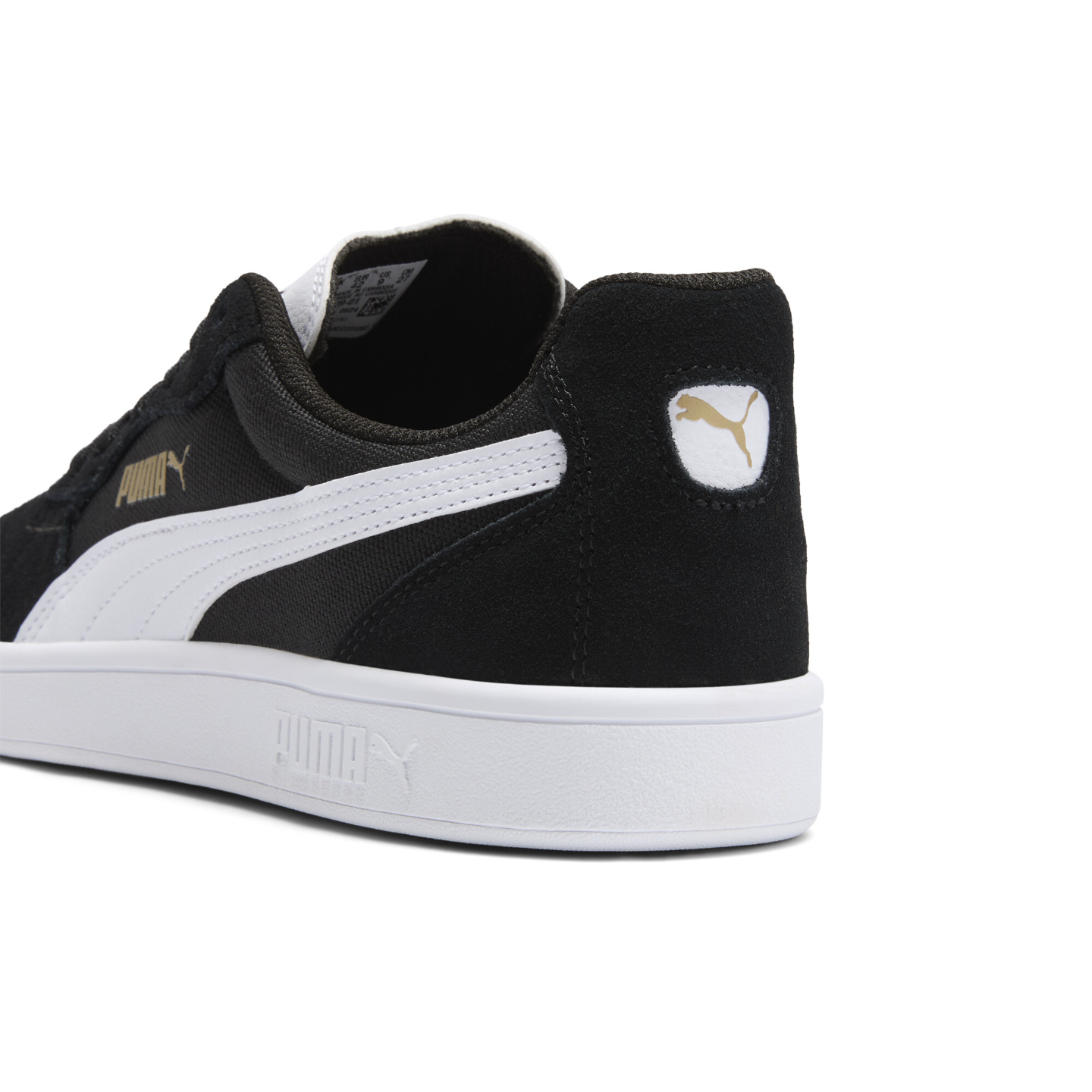 Puma Smash v2 Suede Sneakers - Black/White - photo 3