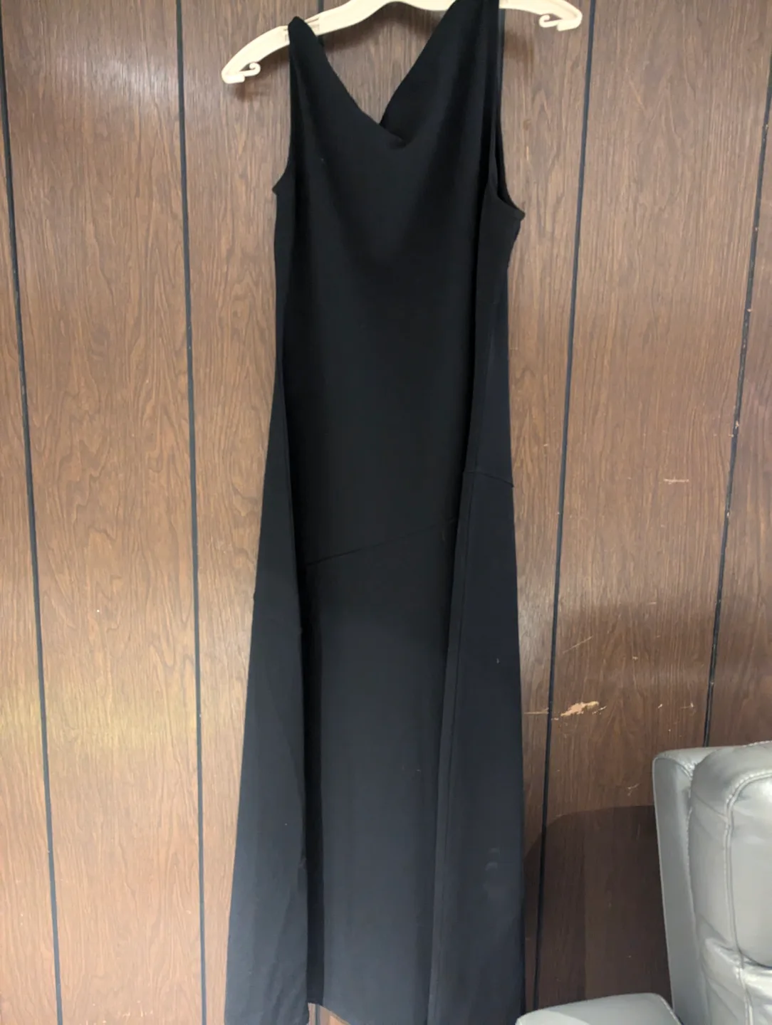 [BRAND NEW] Oak and Fort Black Asymmetrical Maxi Dress image indicator(3)