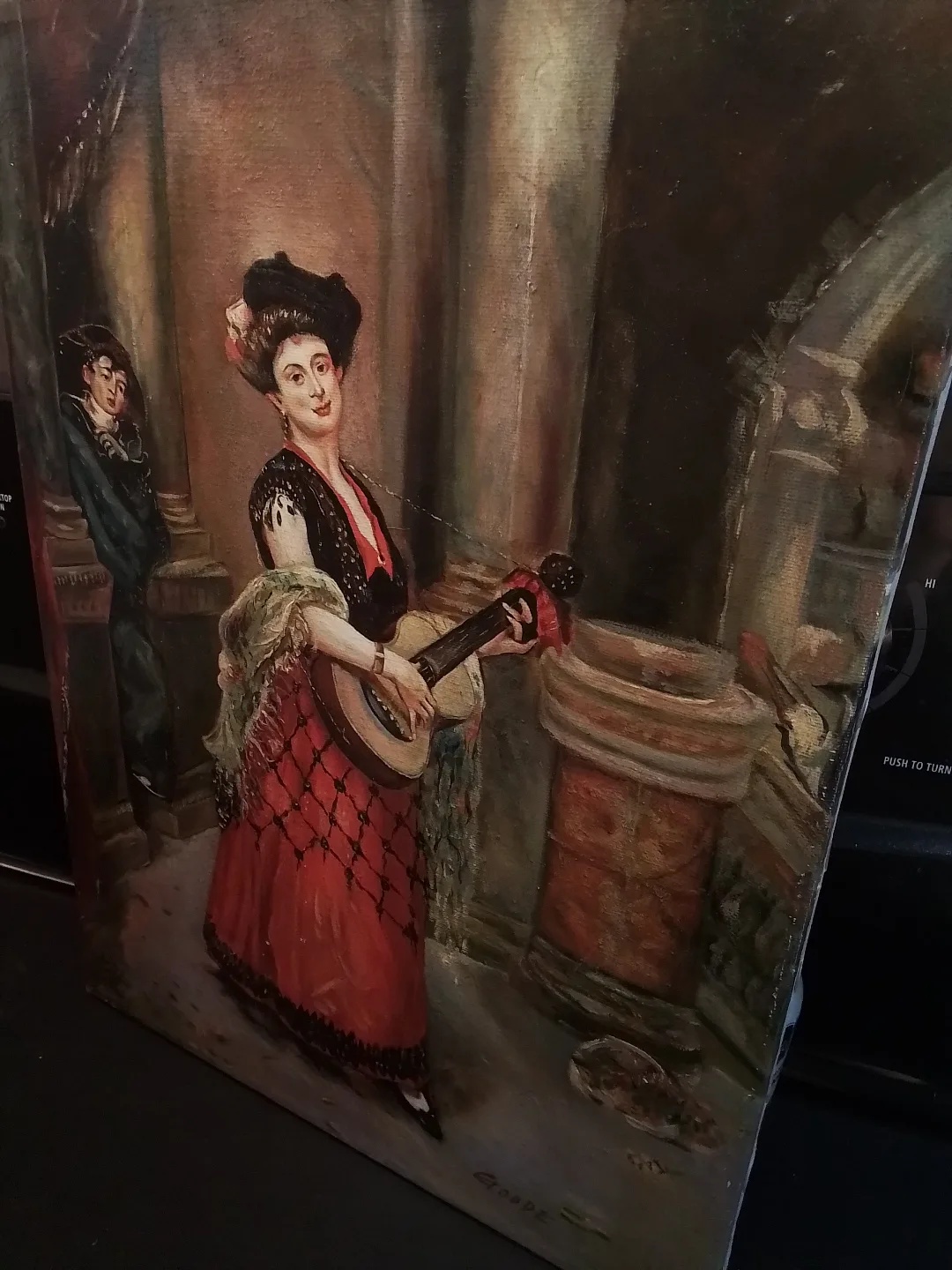 Goode Antique Painting Oil on Canvas image indicator(6)