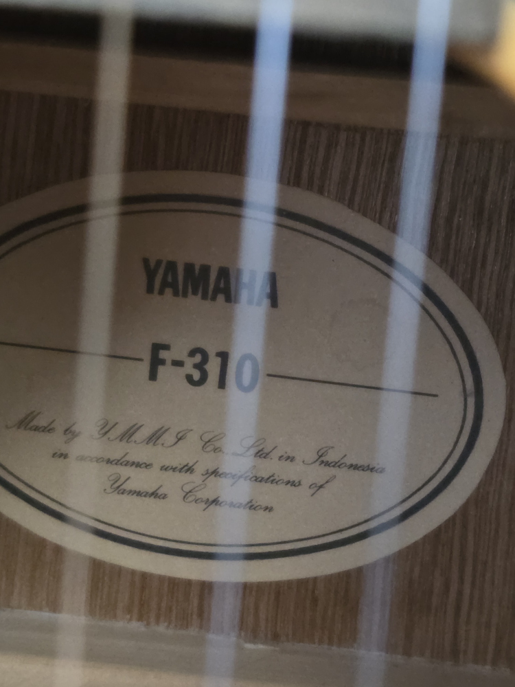 Yamaha F-310 Acoustic Guitar - photo 3