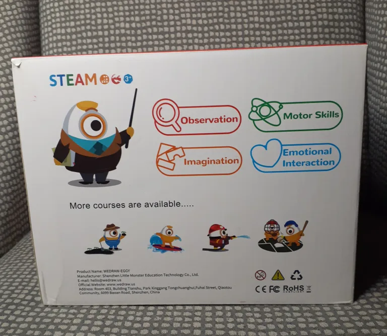 Wedraw Eggy Robot Teacher Drawing Toy image indicator(4)