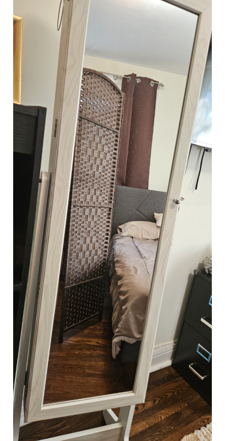 Full-Length Jewelry Armoire with Mirror - photo 2