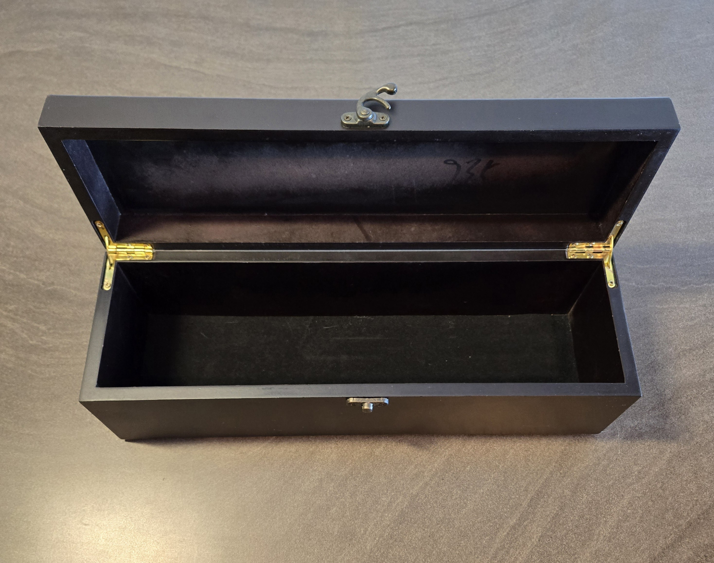 Black Wooden Box with Clasp - photo 3