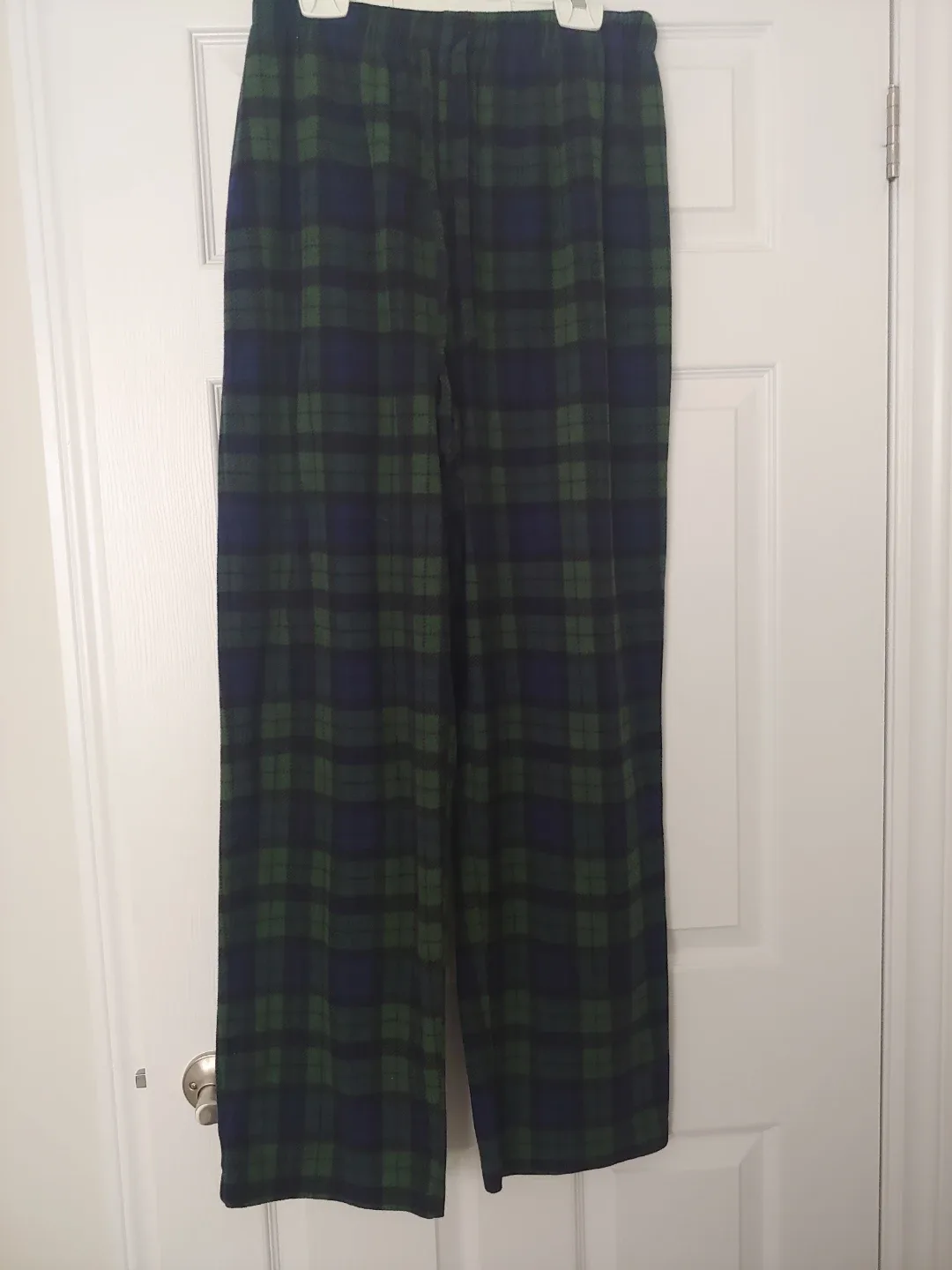 Club Room Men's Plaid Fleece lounge Bottoms-L thumbnail