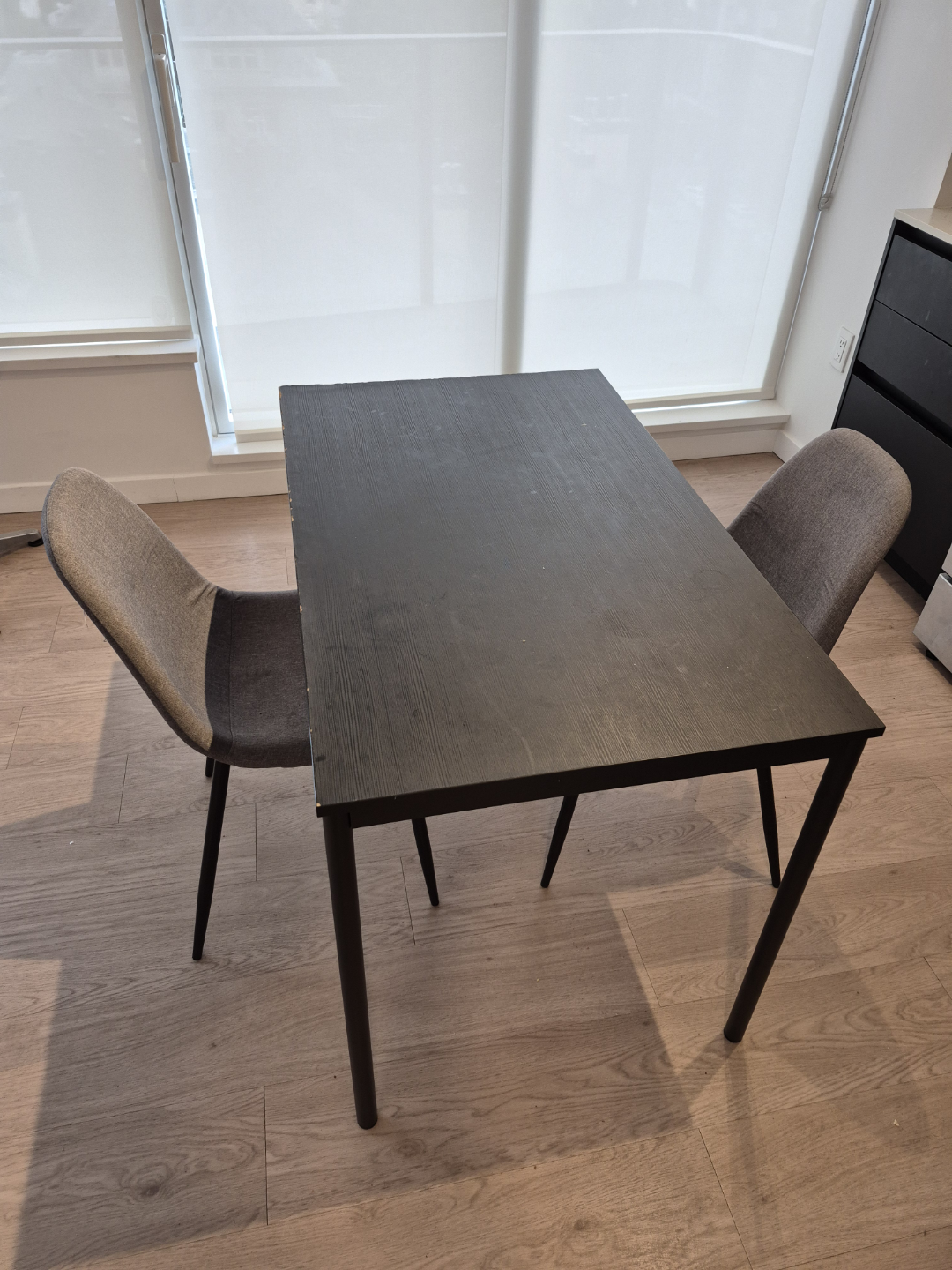 Donation Dining Table and Two Chairs #freecycle