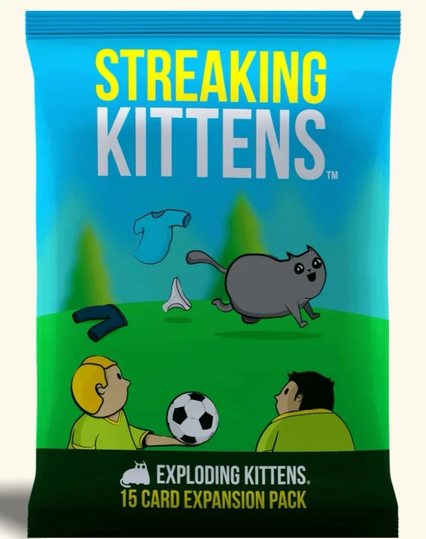 Streaking Kittens - Exploding Kittens 15 Card Expansion Pack thumbnail