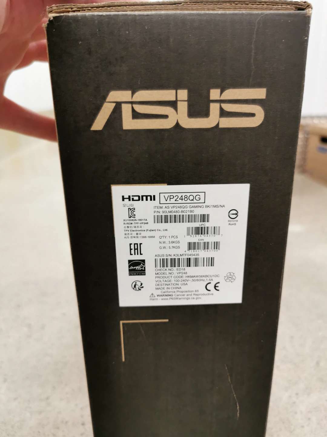 ASUS VP248QG 24-inch Gaming Monitor - photo 3