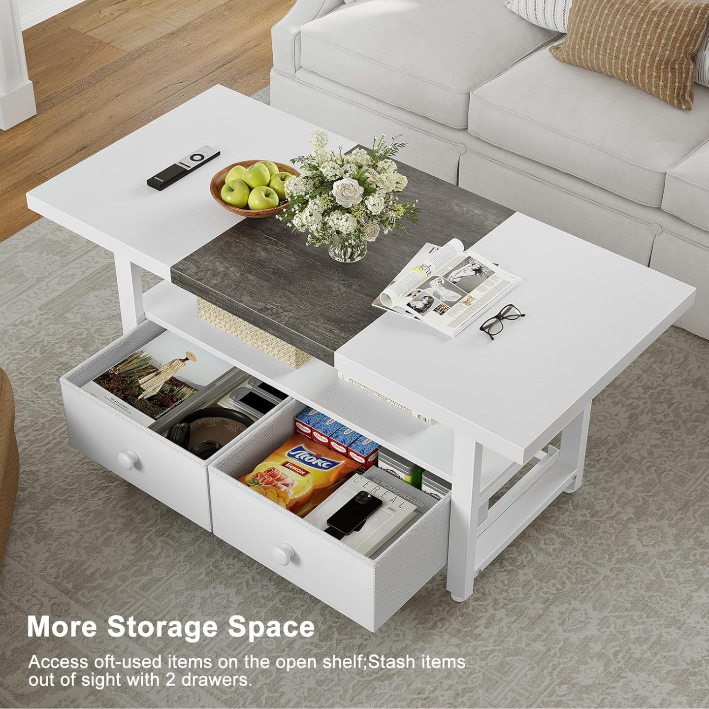 Modern Coffee Table with Storage - photo 4