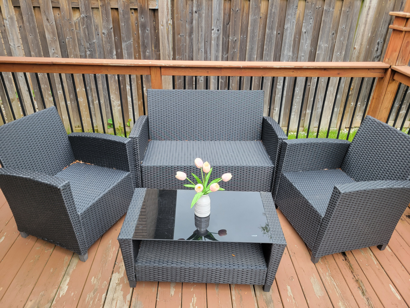 Outdoor Wicker Patio Set - photo 4