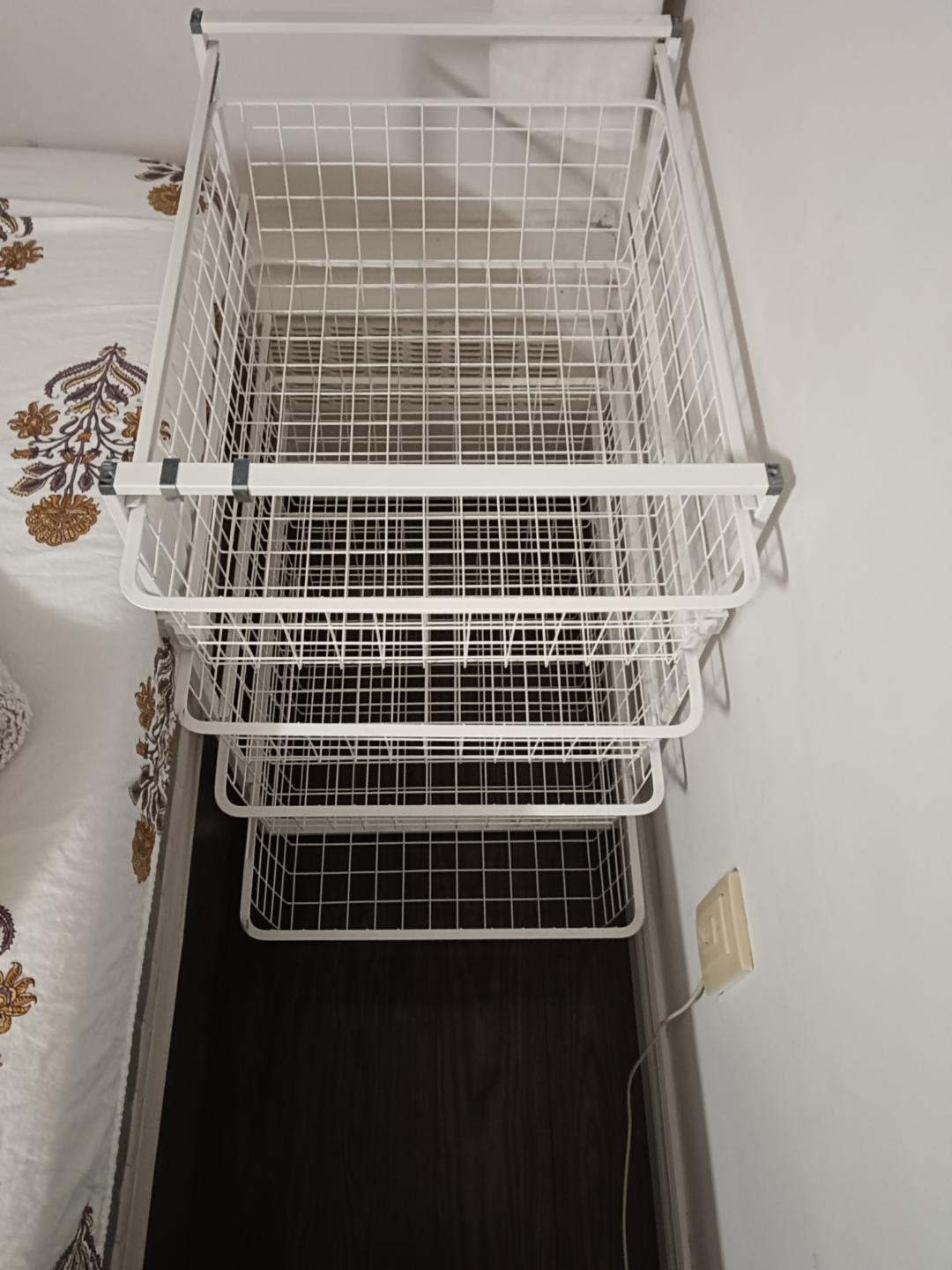 Four-Tier White Wire Drawer Organizer - photo 3