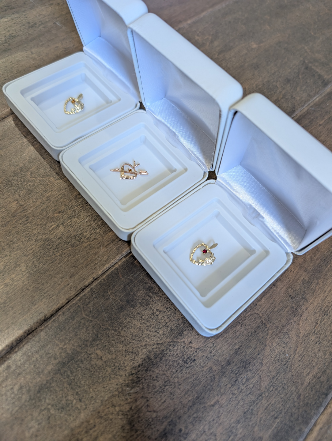 Brand New 10K Yellow Gold Heart Pendants For Sale - photo 3