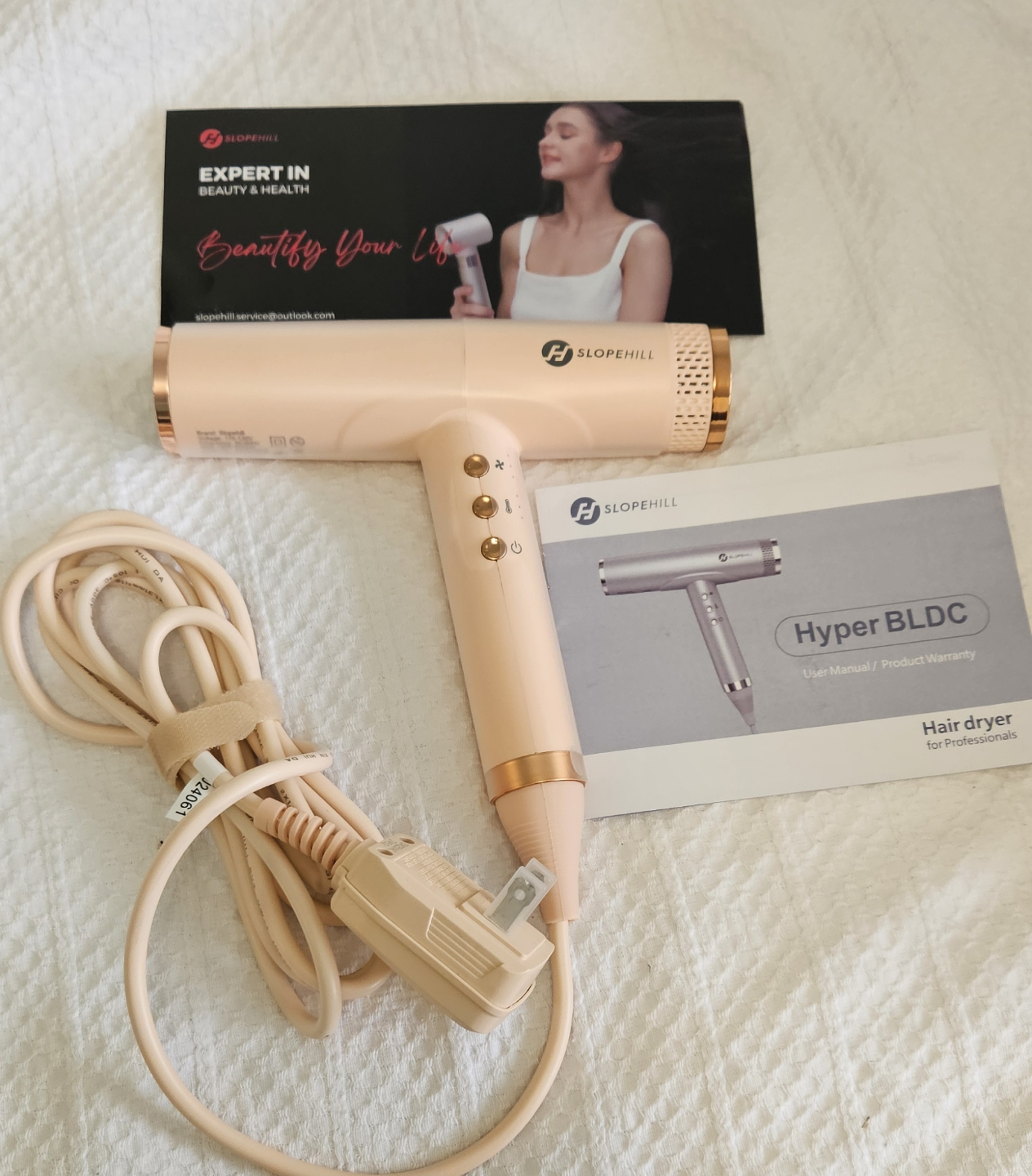 Slopehill Hyper BLDC Professional Hair Dryer - Rose Gold