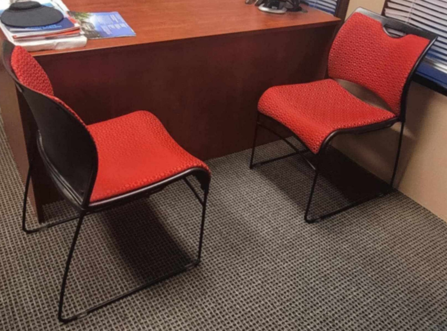 Red guest Office Chairs -Free