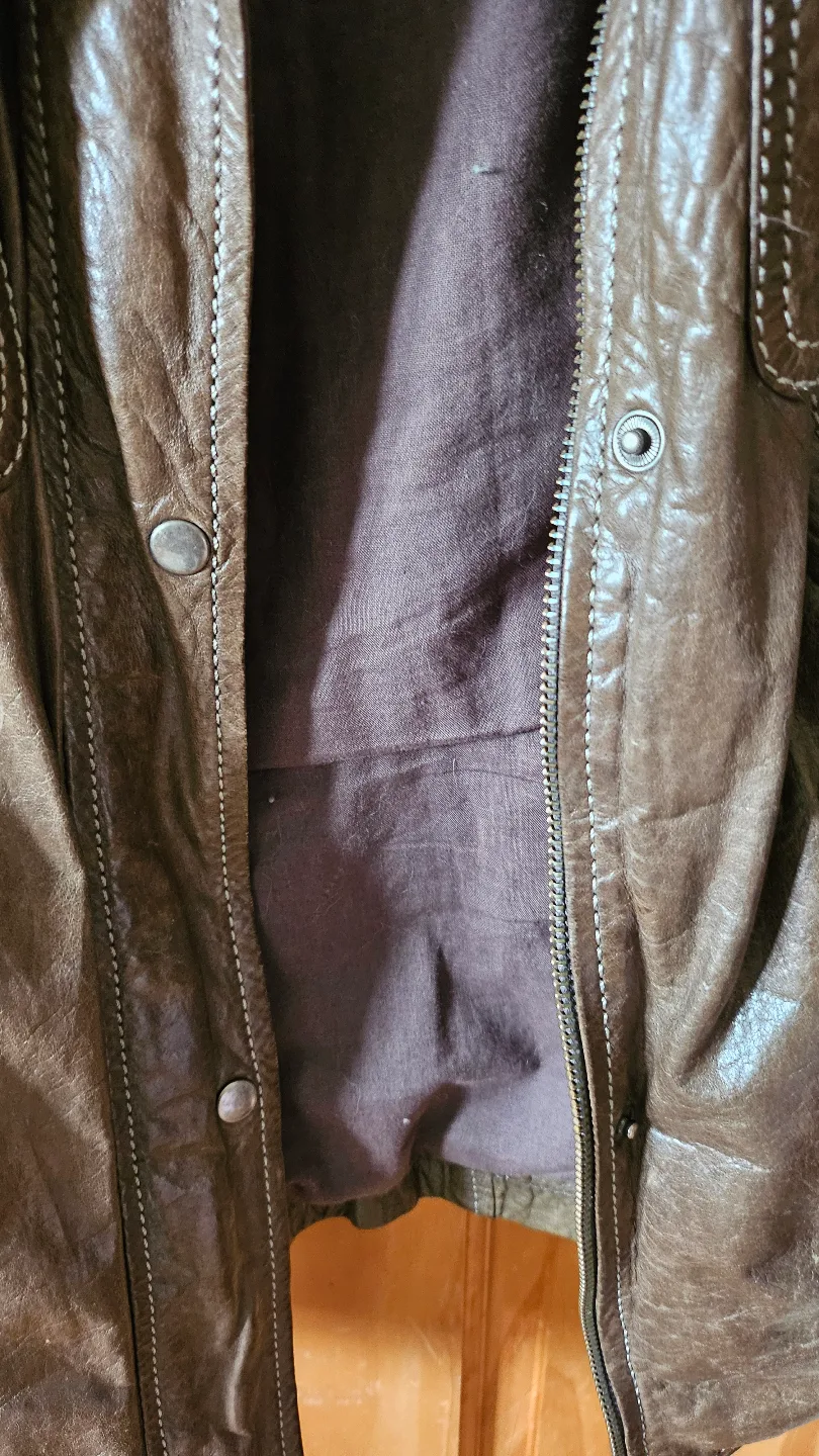 MAKE OFFER! Danier Leather Bomber Jacket image indicator(7)