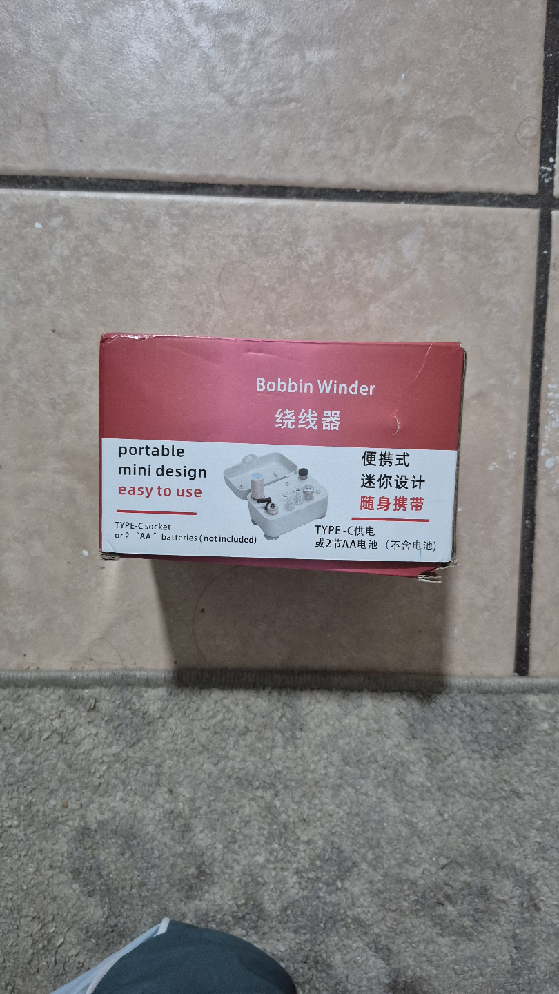 Portable Mini Bobbin Winder