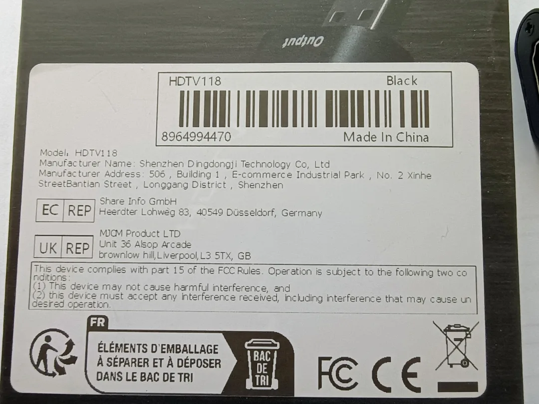 🏒👉 Indino HDTV118 HDMI Video Capture Device image indicator(4)