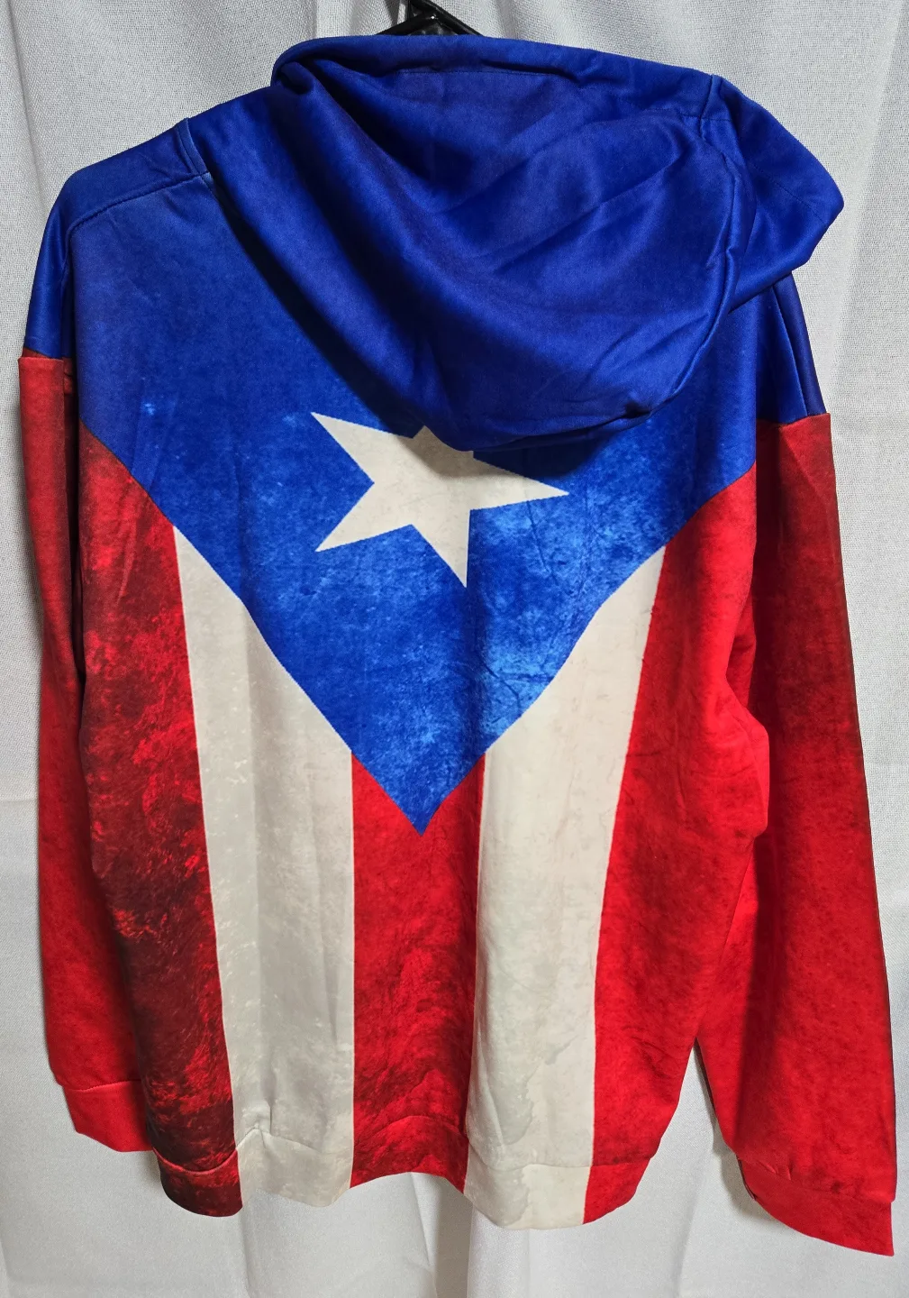 Men's zip-up hoodie. Long sleeves, kangaroo pocket- Size L image indicator(4)