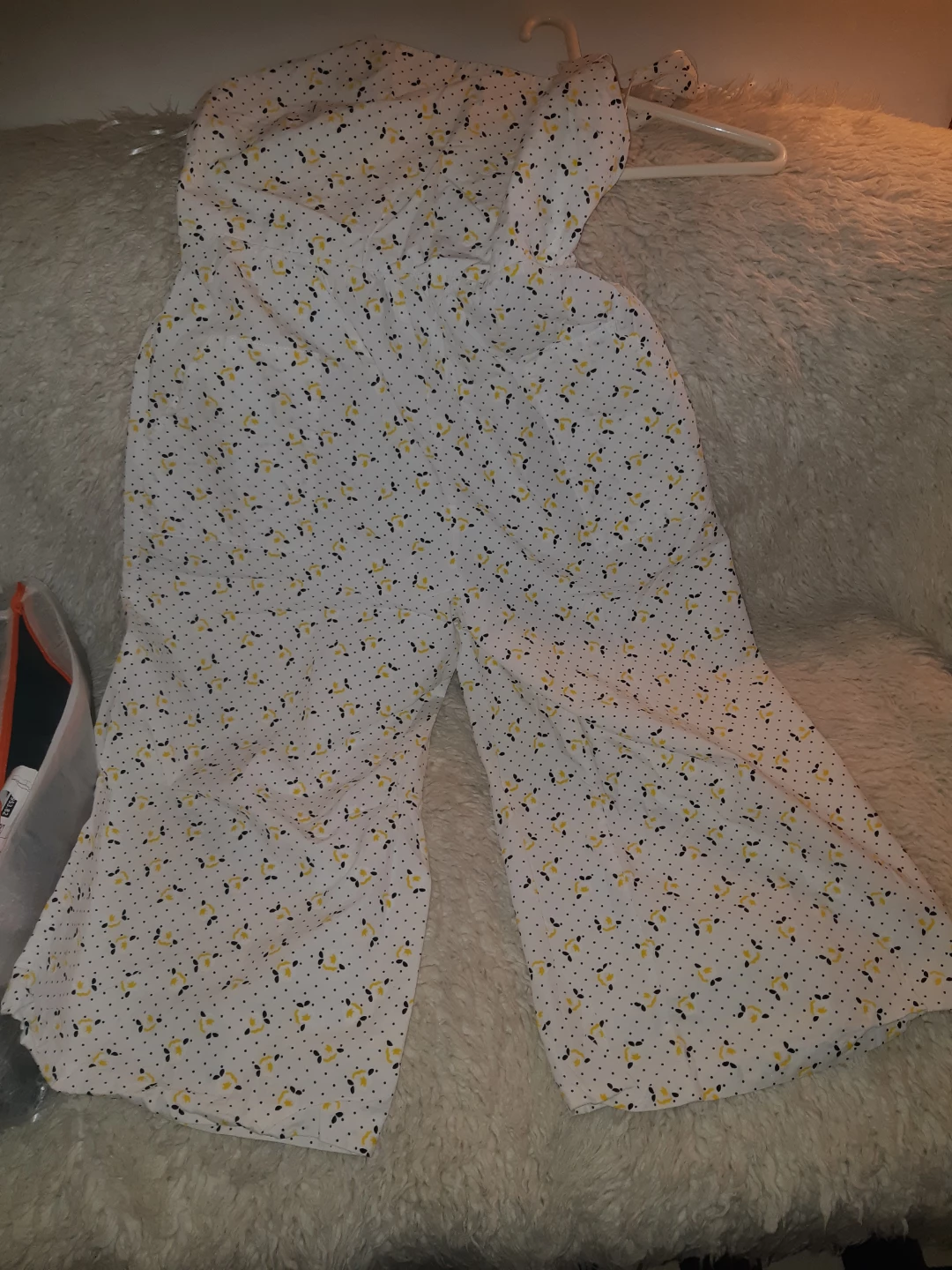 Zara Women's White Floral Jumpsuit Size L BN  🏒 - photo 2