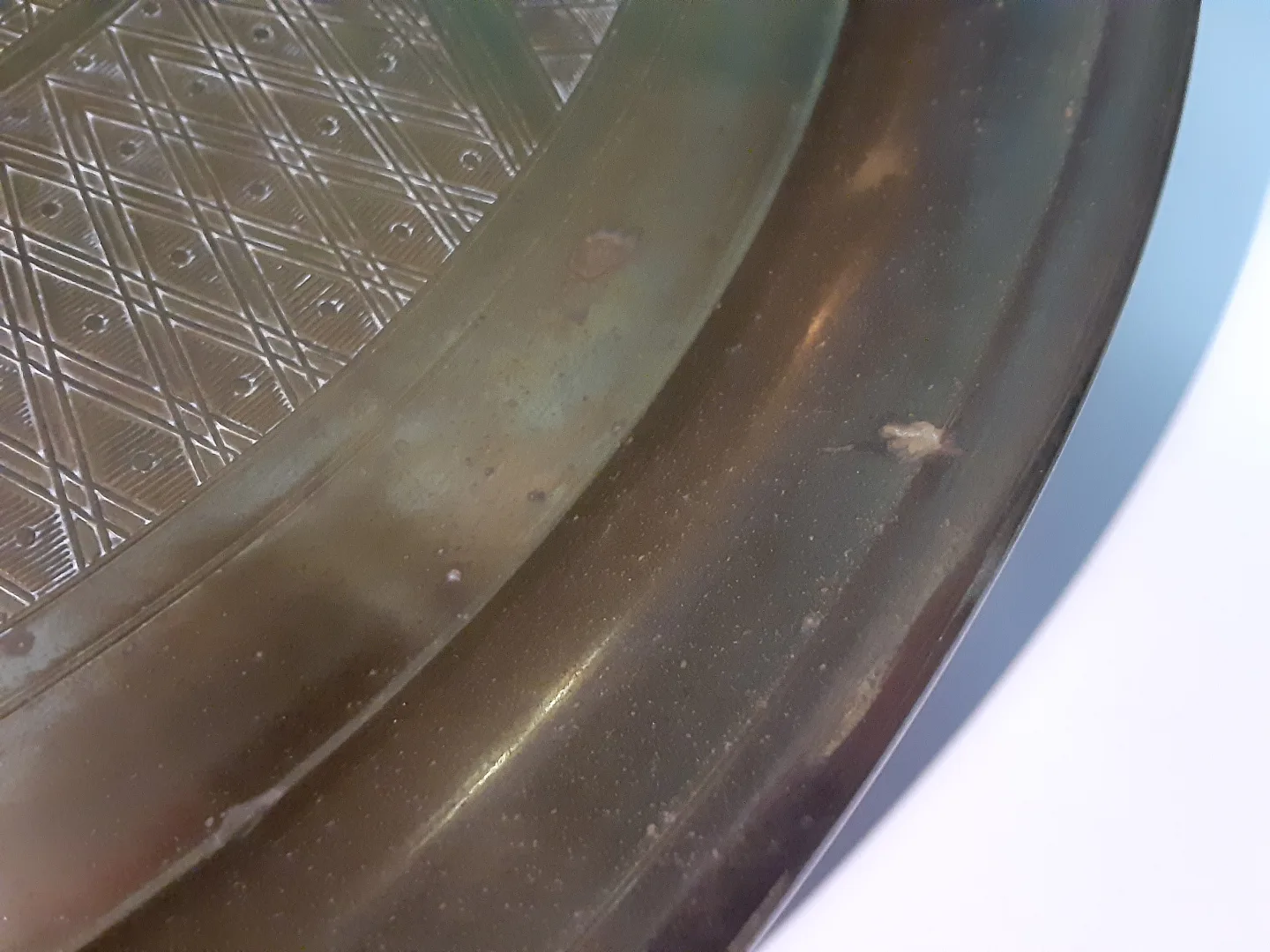 Asian Design Brass Serving Tray image indicator(3)