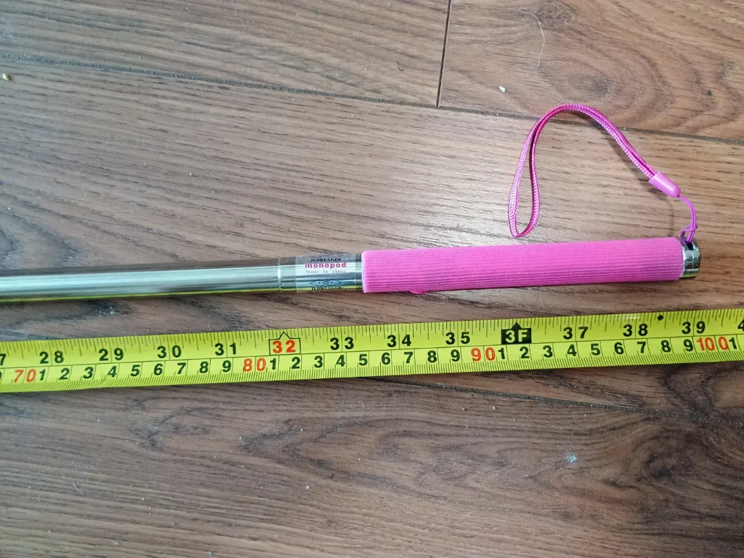 🏒👉 Pink Monopod Selfie Stick - extends 3 feet long! image indicator(3)