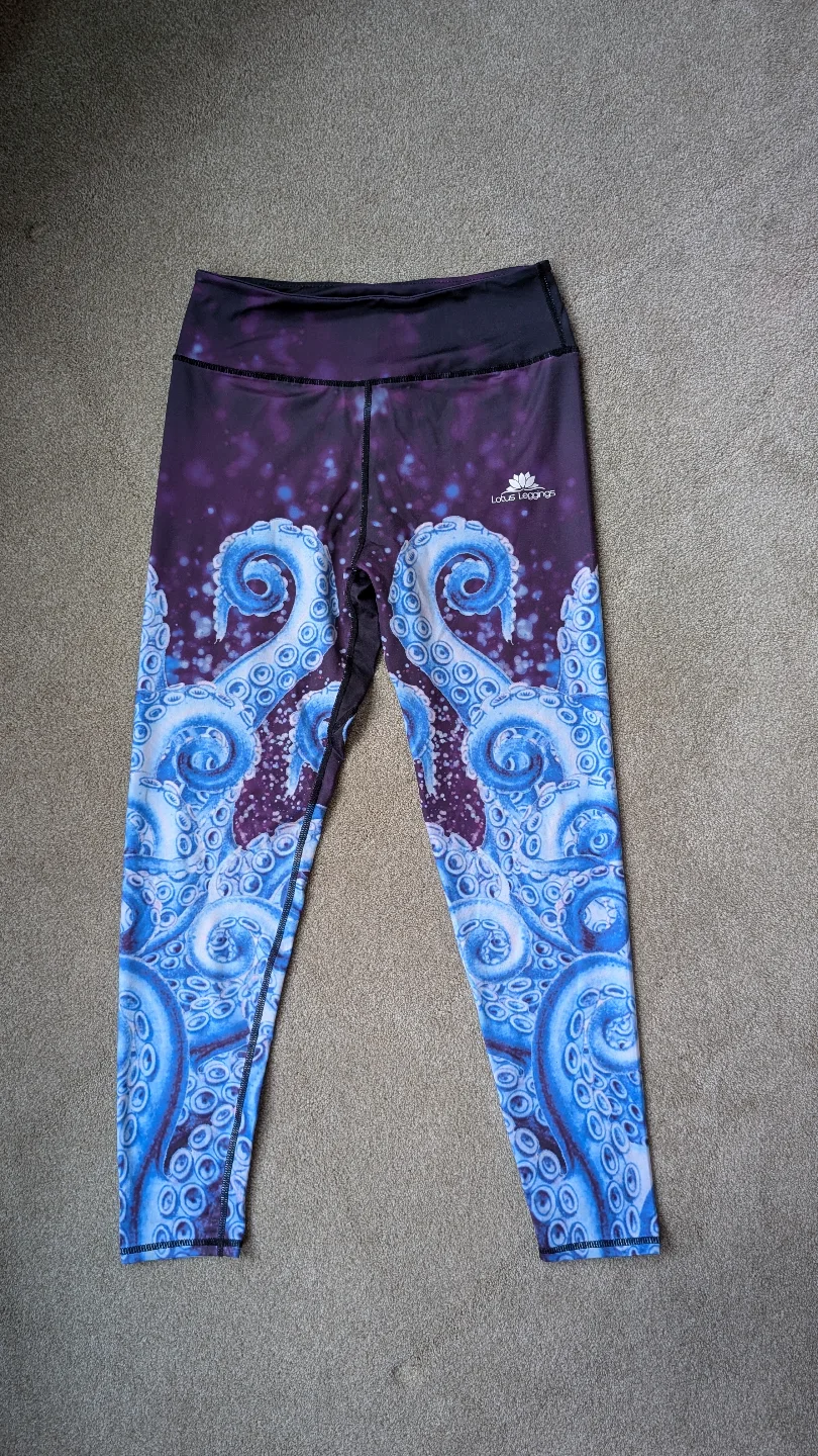 Lotus Leggings - 3 pairs of unique leggings (UV reactive)