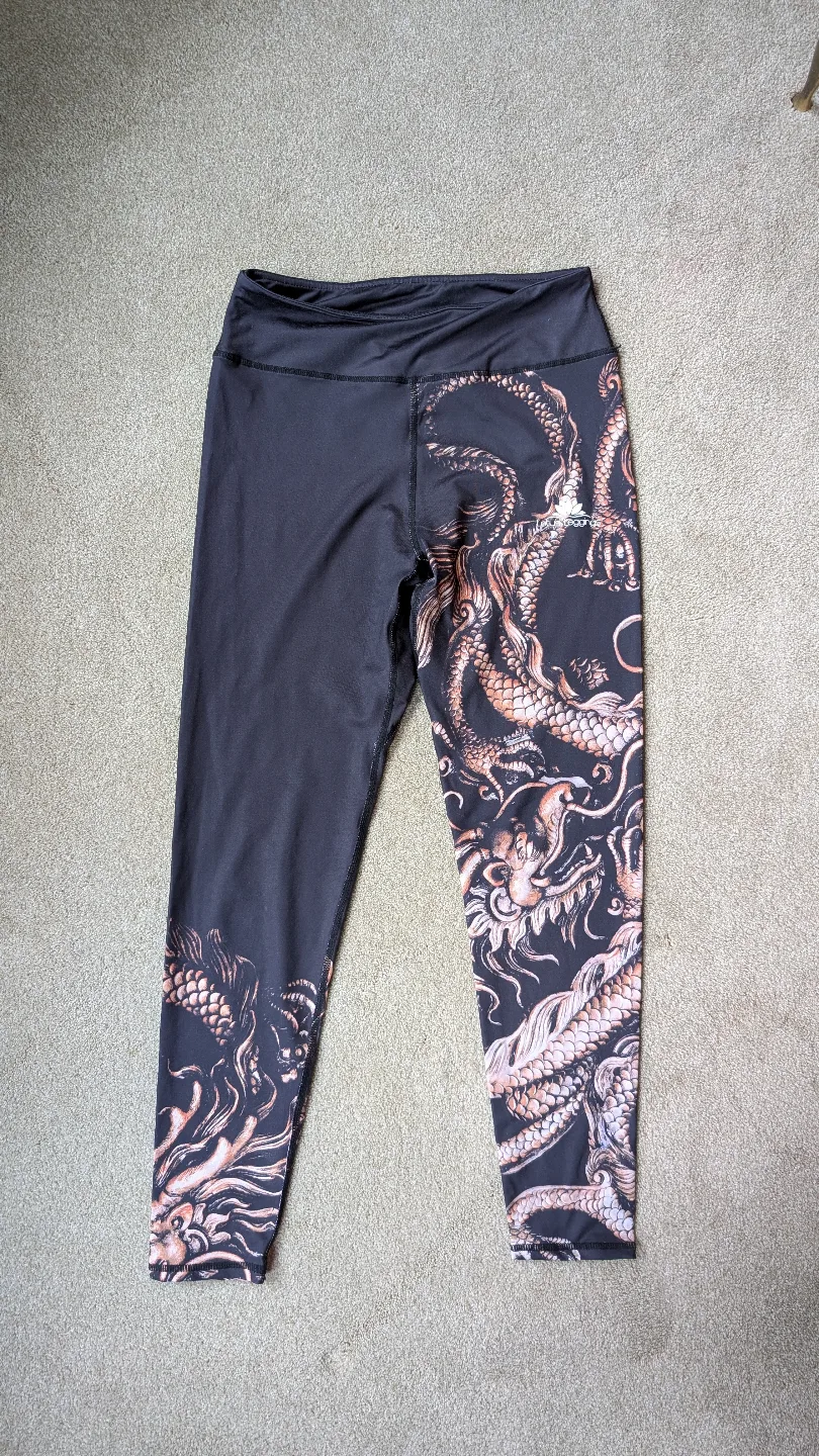 Lotus Leggings - 3 pairs of unique leggings (UV reactive) image indicator(2)