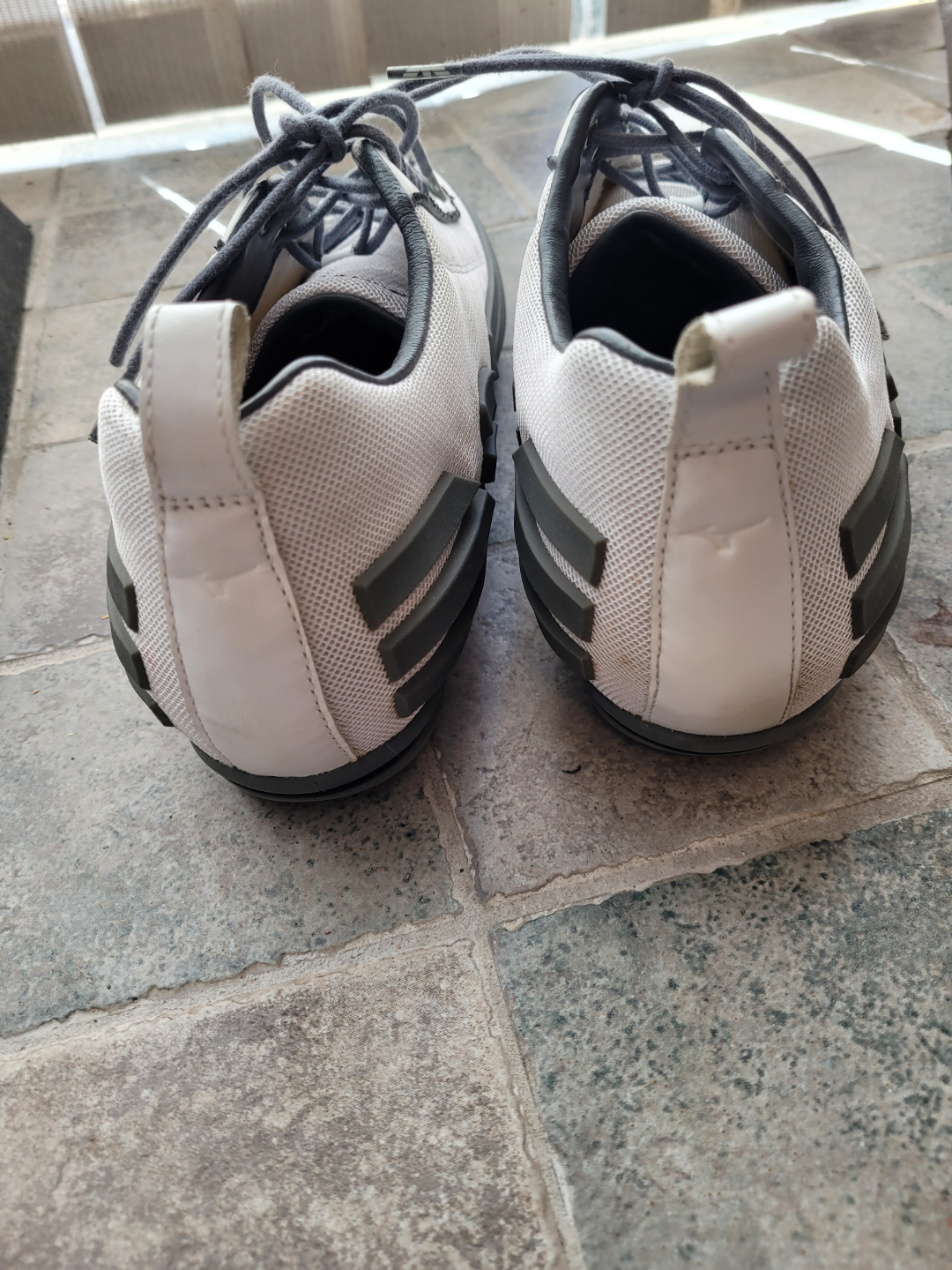 Emporio Armani Men's White and Grey Sneakers - photo 4