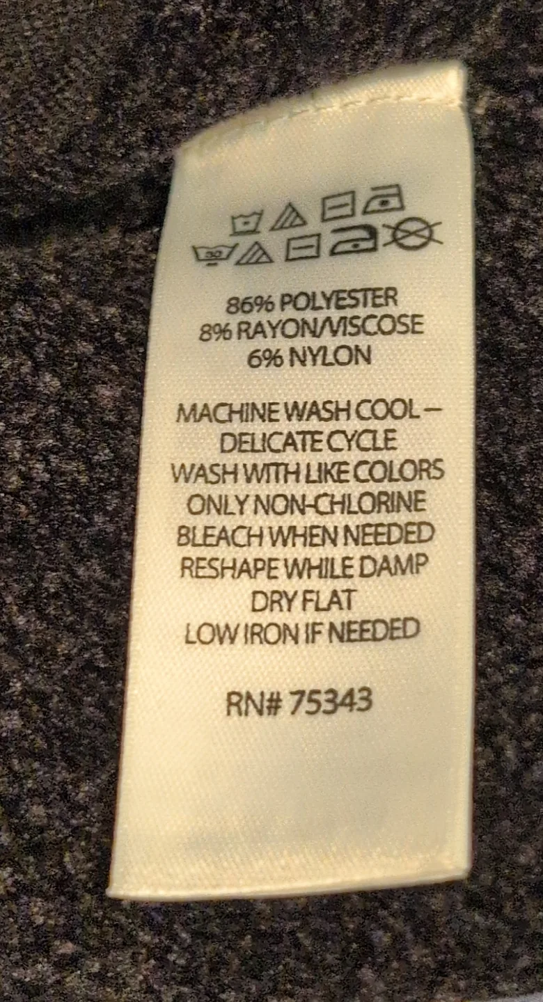 Adrienne Vittadini Women's Size Small Black Blazer image indicator(4)