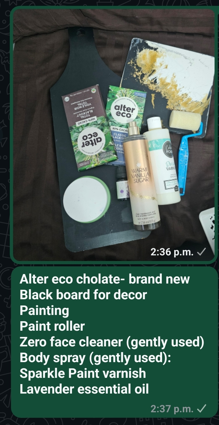 Alter Eco Chocolate, Black Board, Painting Supplies & More!