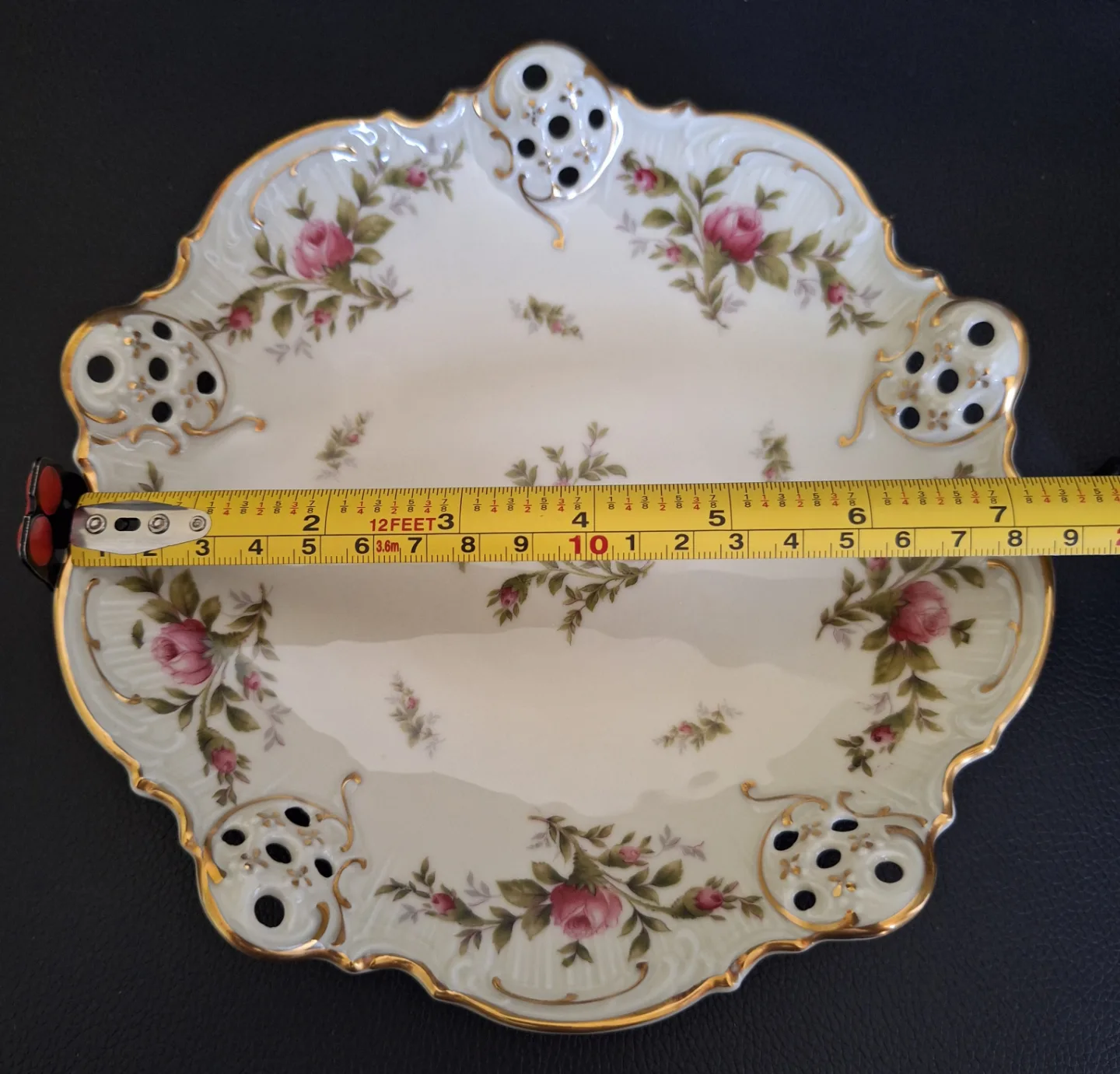 Rosenthal Moliere Rose Pattern Porcelain Serving Dish image indicator(3)