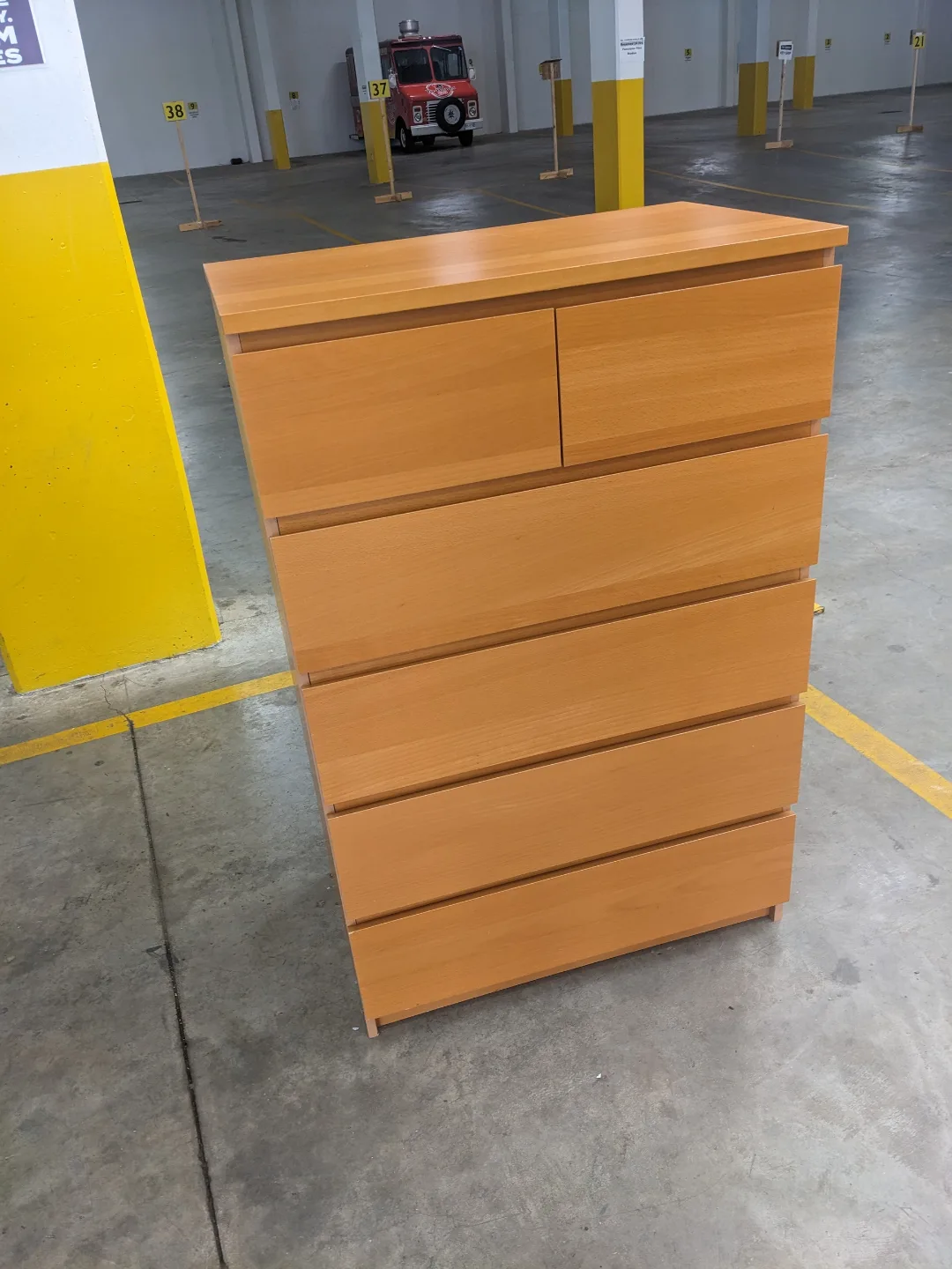 Malm dresser Ikea, delivery available thumbnail