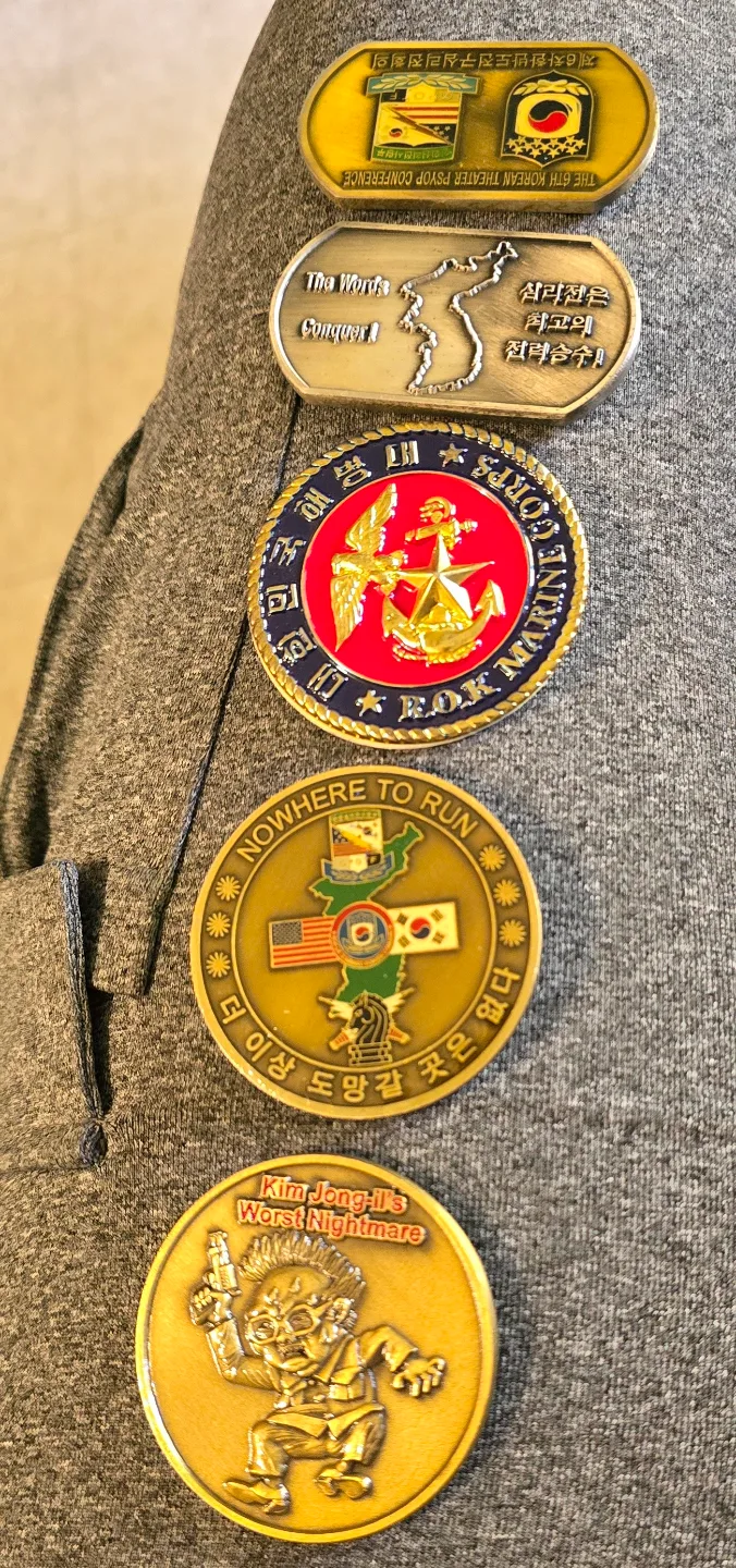 Collection of Korean War Challenge Coins image indicator(3)
