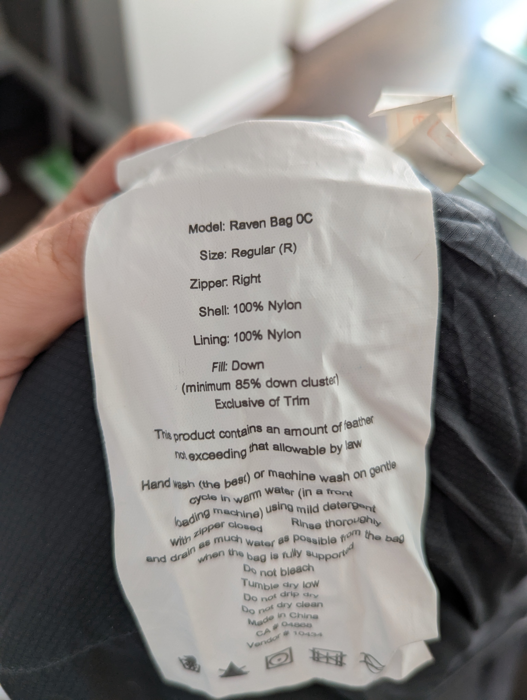 MEC Down filled sleeping bag, 0C - photo 4