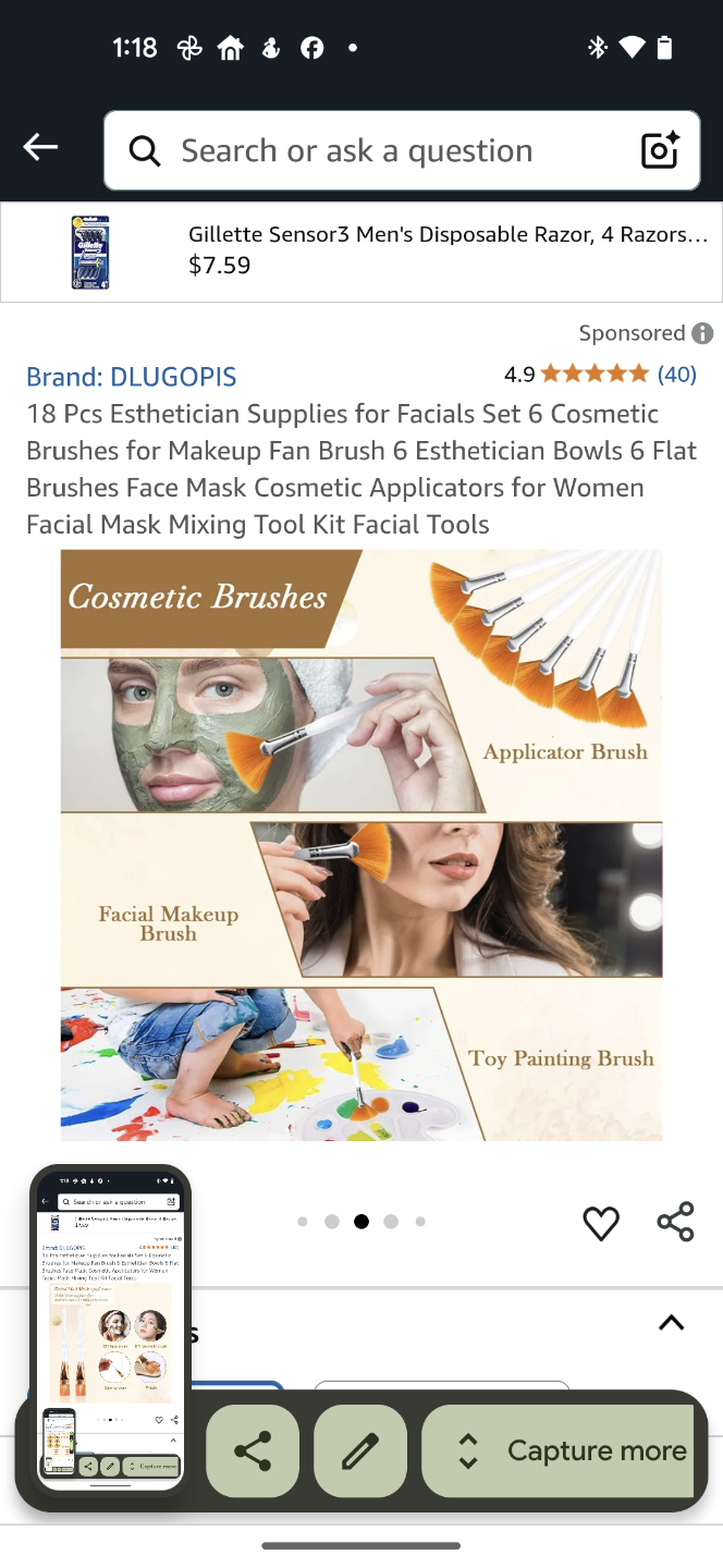 18-Piece Esthetician Facial Kit: Brushes, Applicators - photo 3