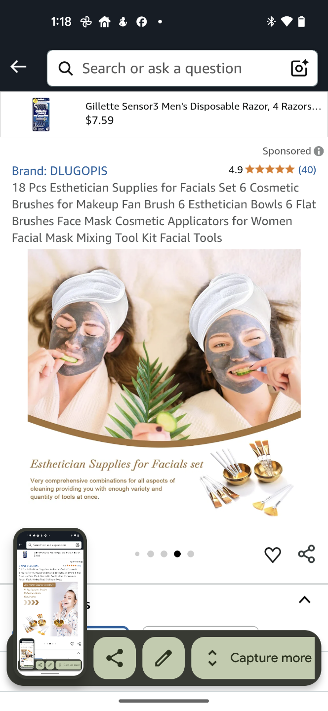 18-Piece Esthetician Facial Kit: Brushes, Applicators - photo 5