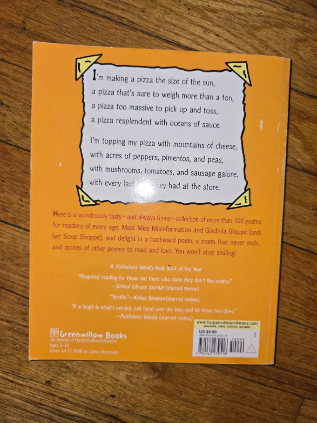 A Pizza the Size of the Sun by Jack Prelutsky image indicator(2)