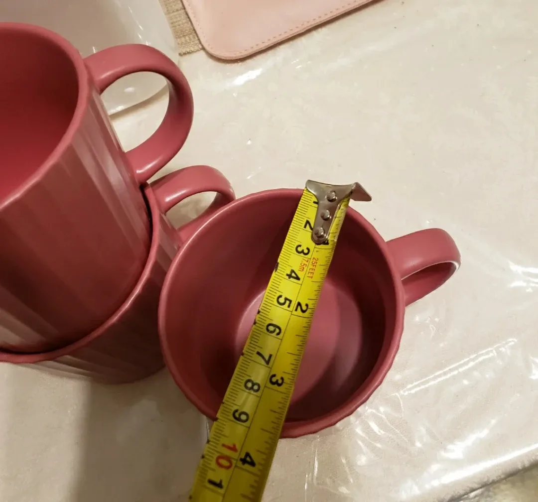 Set of four IKEA mugs, dusty rose pink 🧡 image indicator(5)