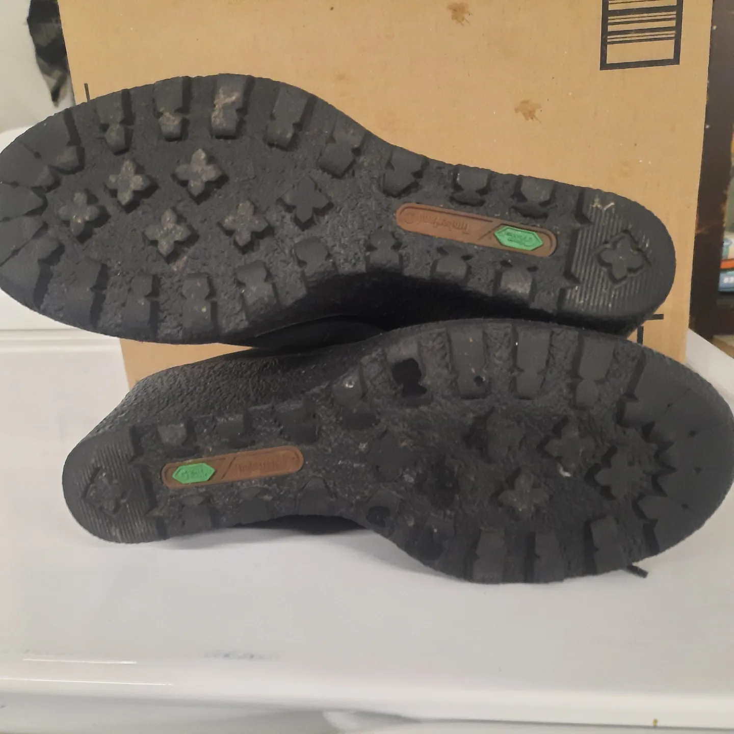 Women's Timberland Black Wedge Boots - Size 7 image indicator(2)