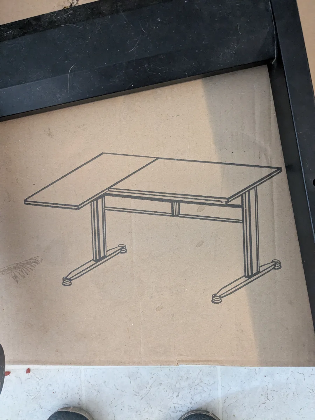 L-Shaped Computer Desk - Black -  XTD-DJ01-BK thumbnail