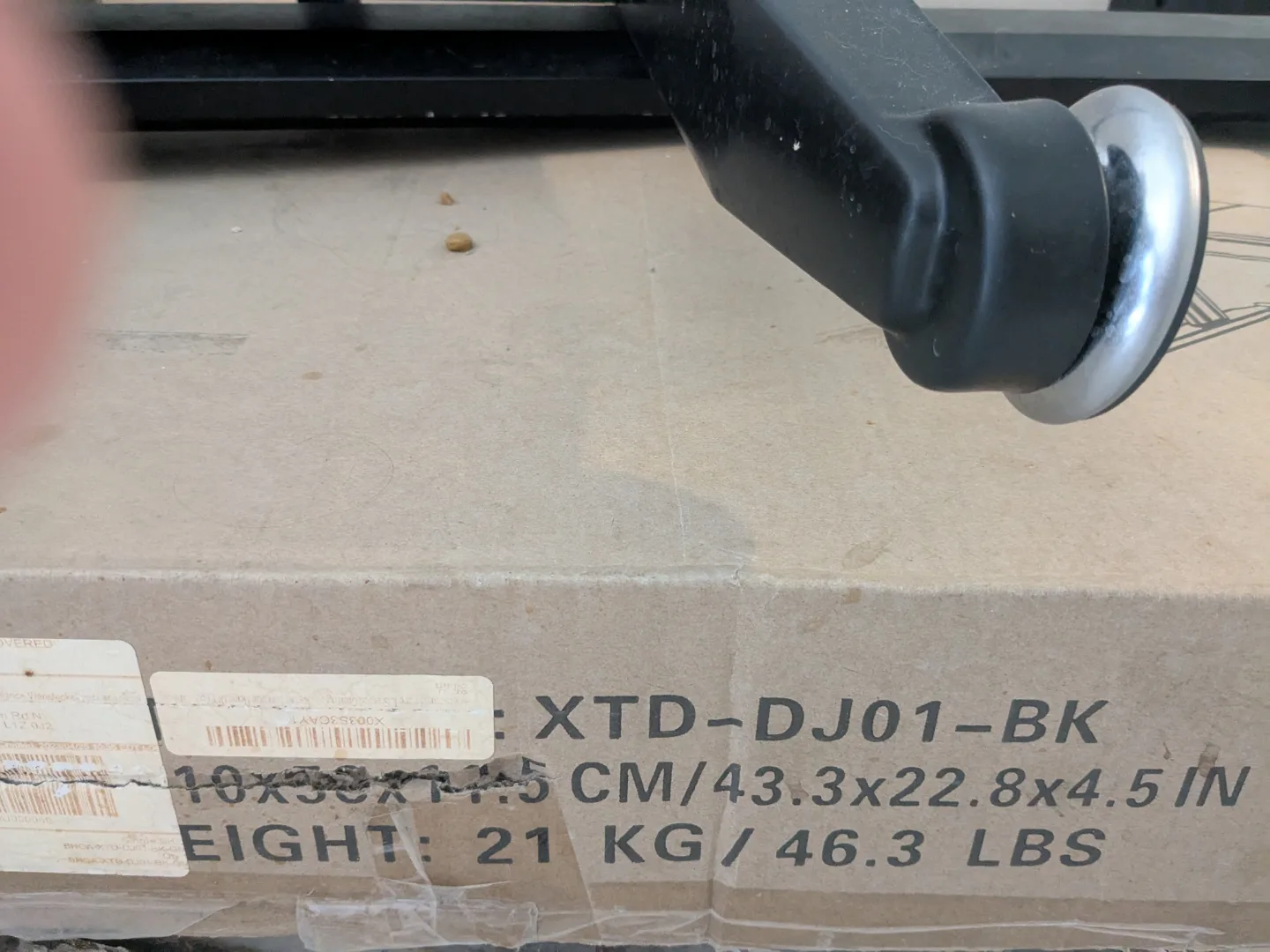 L-Shaped Computer Desk - Black -  XTD-DJ01-BK image indicator(2)