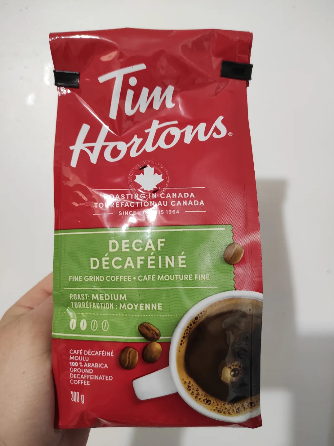 Tim Hortons Decaf Ground Coffee - 300g thumbnail