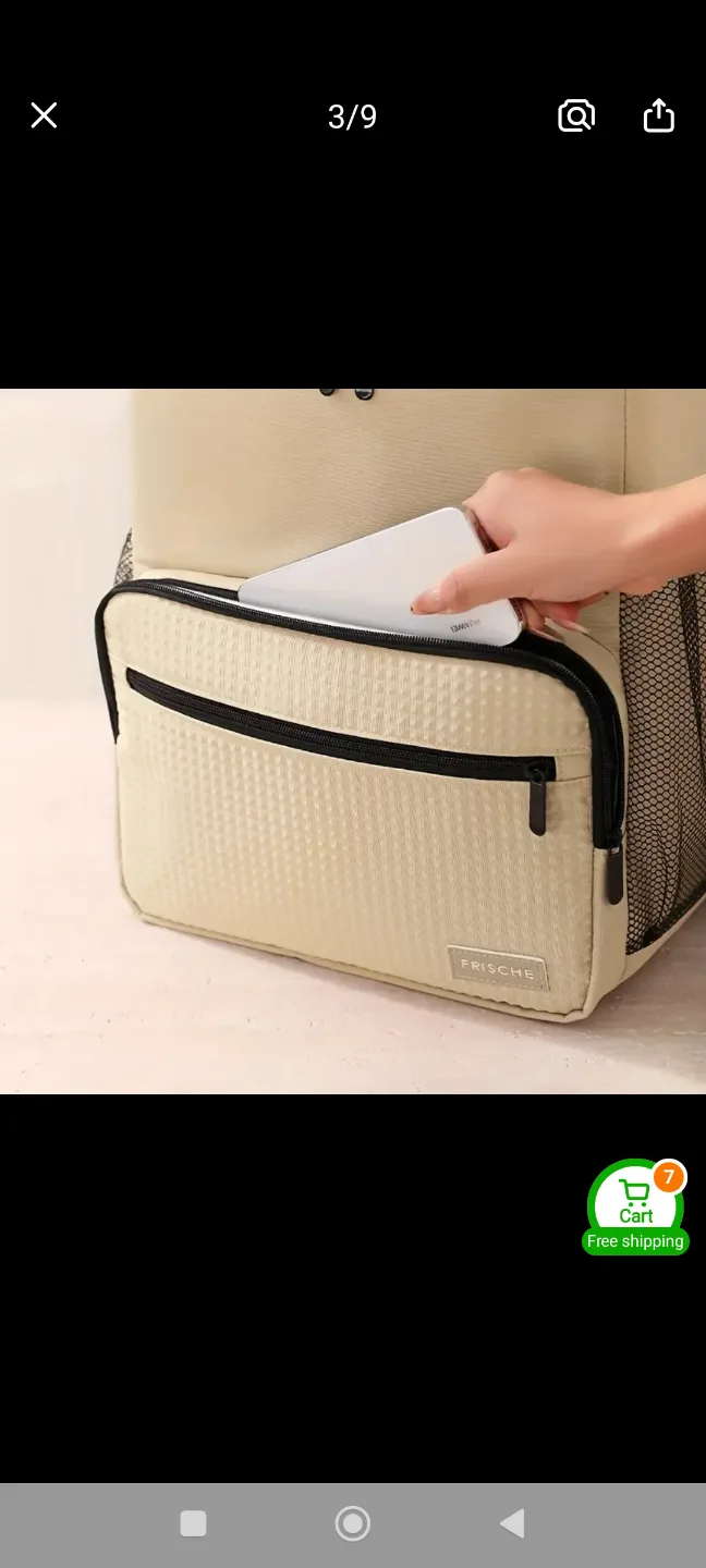 New Frische Insulated Lunch Backpack - Large Capacity Cooler Bag image indicator(2)