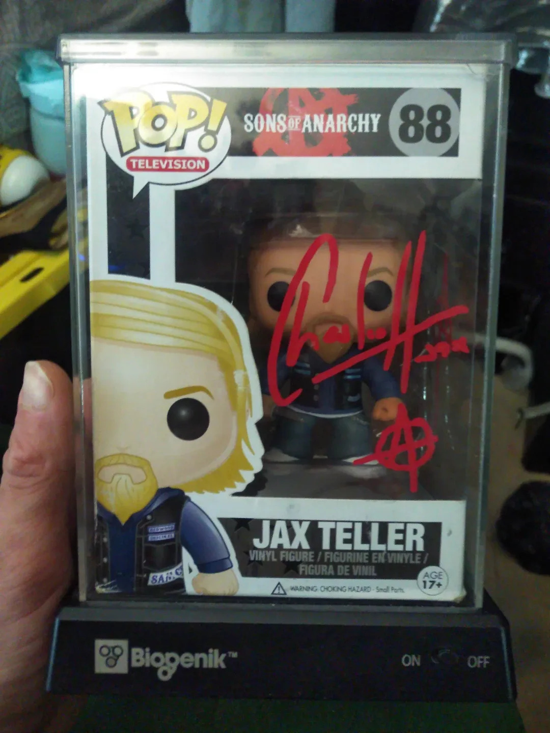 Sons of Anarchy Jax Teller Pop! Vinyl Figure #88 - Signed thumbnail