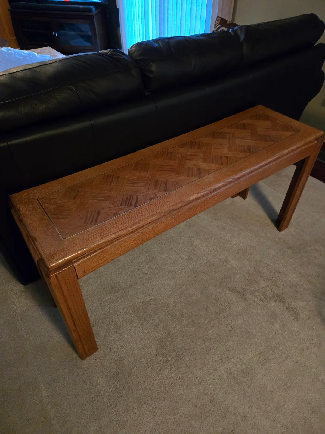 Square Wood Coffee Table image indicator(2)