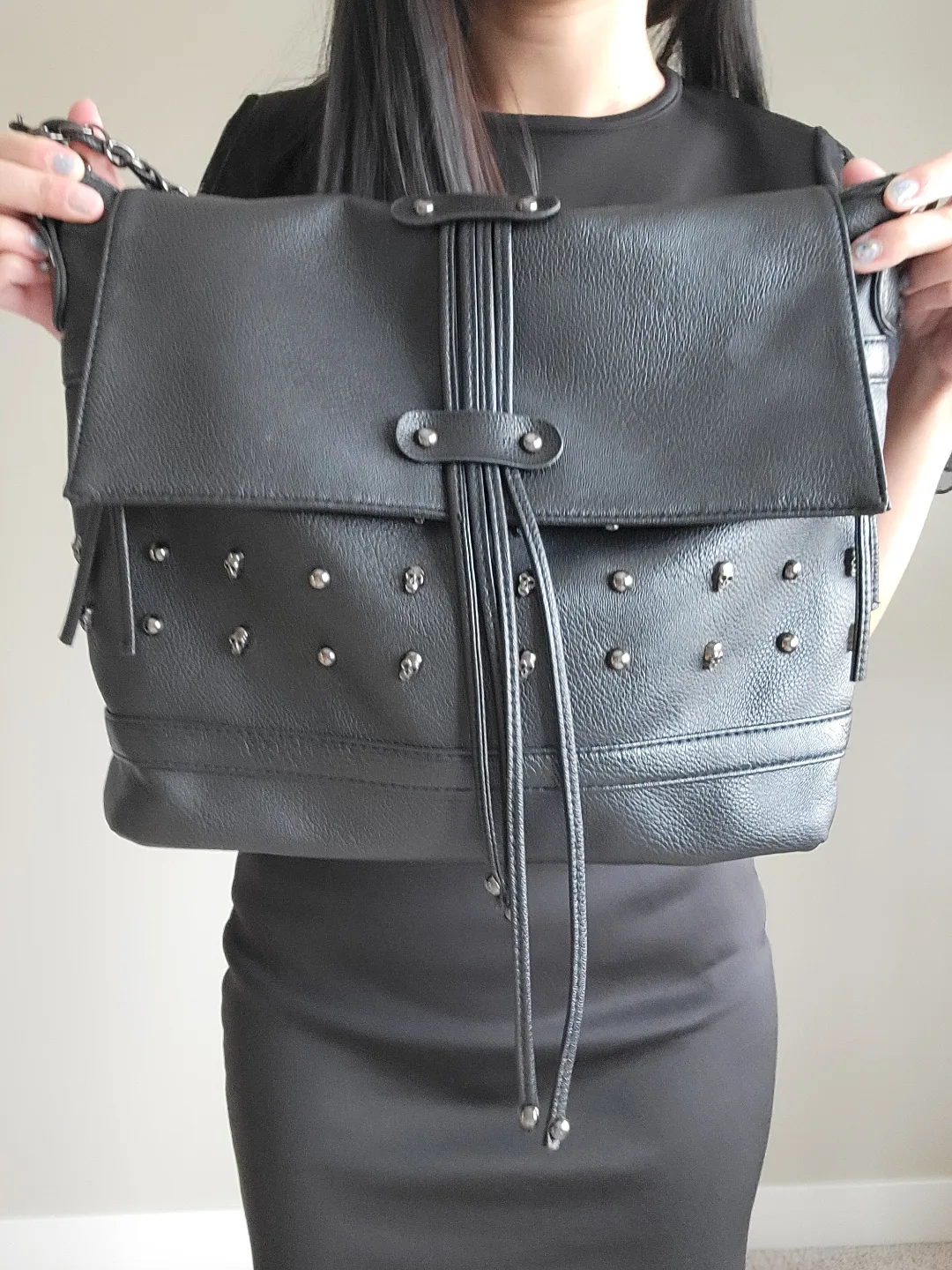 Black Studded Shoulder Bag thumbnail