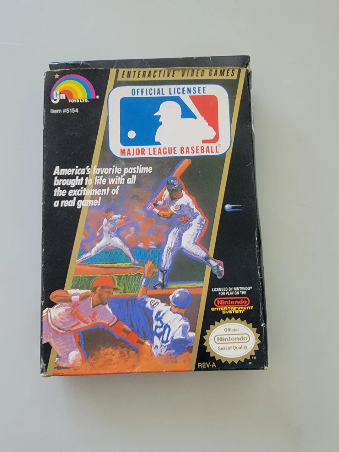 Vintage Nintendo NES Major League Baseball Game image indicator(2)