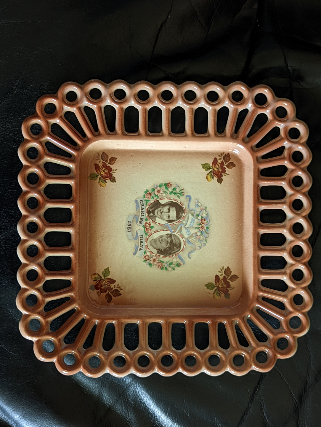 Vintage Charles and Diana Wedding Commemorative Dish
