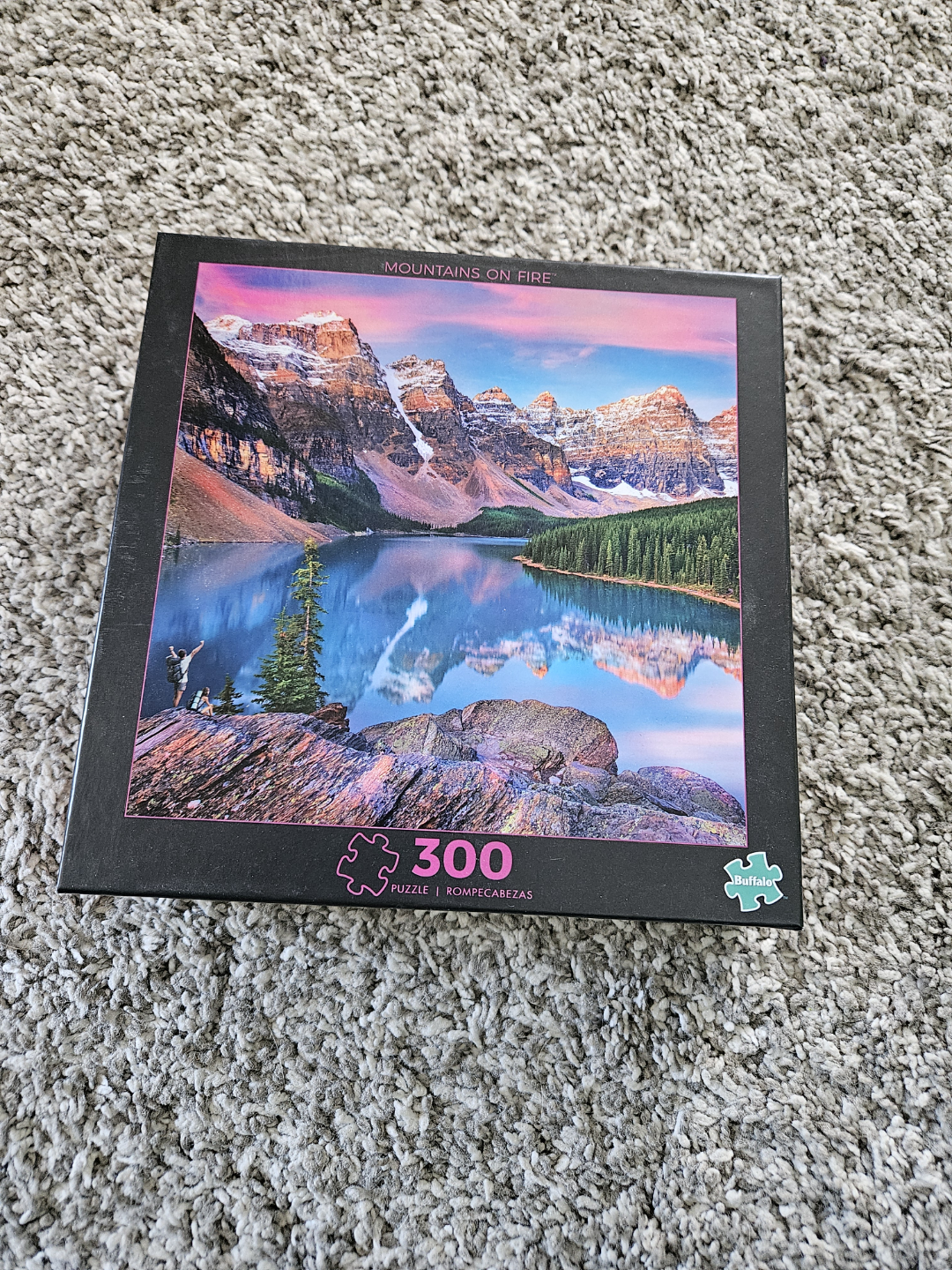 Buffalo 300-Piece Mountains on Fire Jigsaw Puzzle